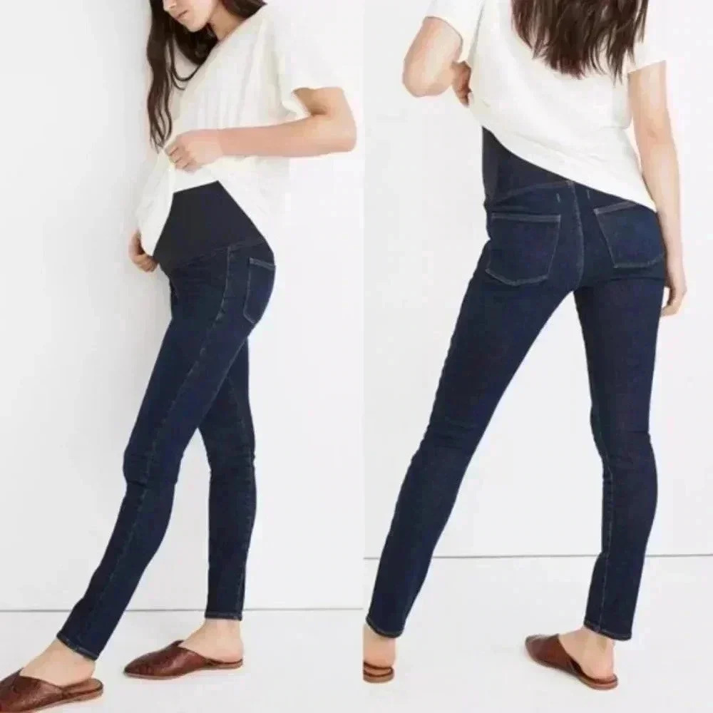 Maternity Over-The-Belly Skinny Jeans In Orland Wash